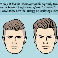 Najlepsze fryzury dla mężczyzn z okrągłą twarzą, które wydłużą wygląd